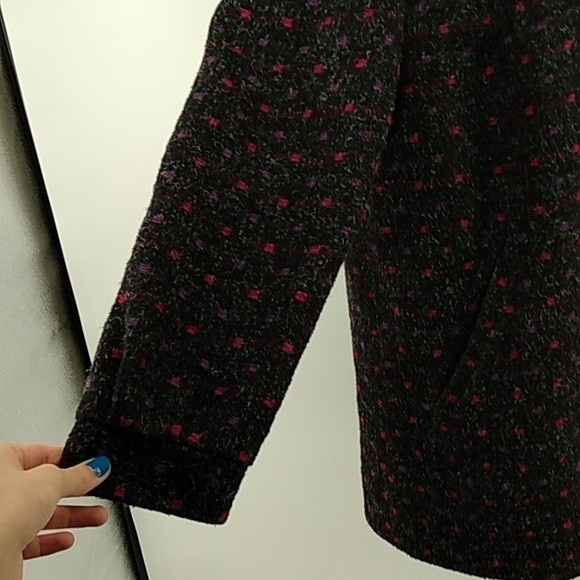 Karizma East Lid size 12 black with pink and Purple Polka dot jacket - Picture 5 of 9